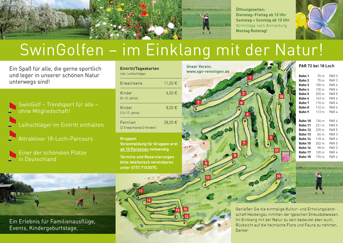 Swingolf Renningen – Golfsport für jedermann!